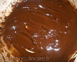 Chocolat noir fondu