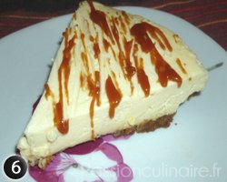 Cheese cake au philadelphia et caramel beurre salé