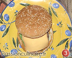 Hamburger classique avant cuisson
