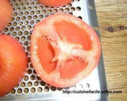 Tomates épépinées